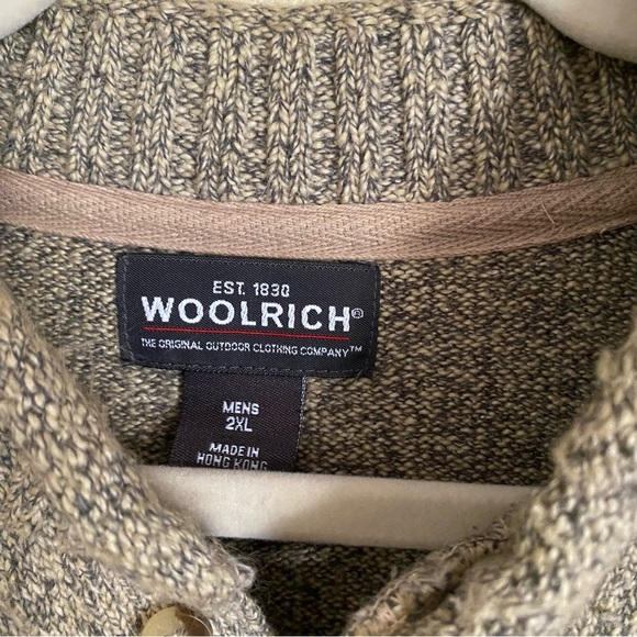 Woolrich Mens Khaki Sweater - Picture 3 of 8